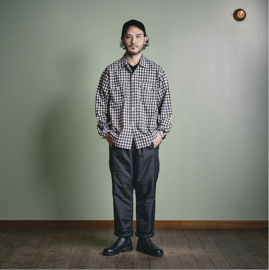 POST O'ALLS(ポストオーバーオールズ)New Shirt(flannel block check