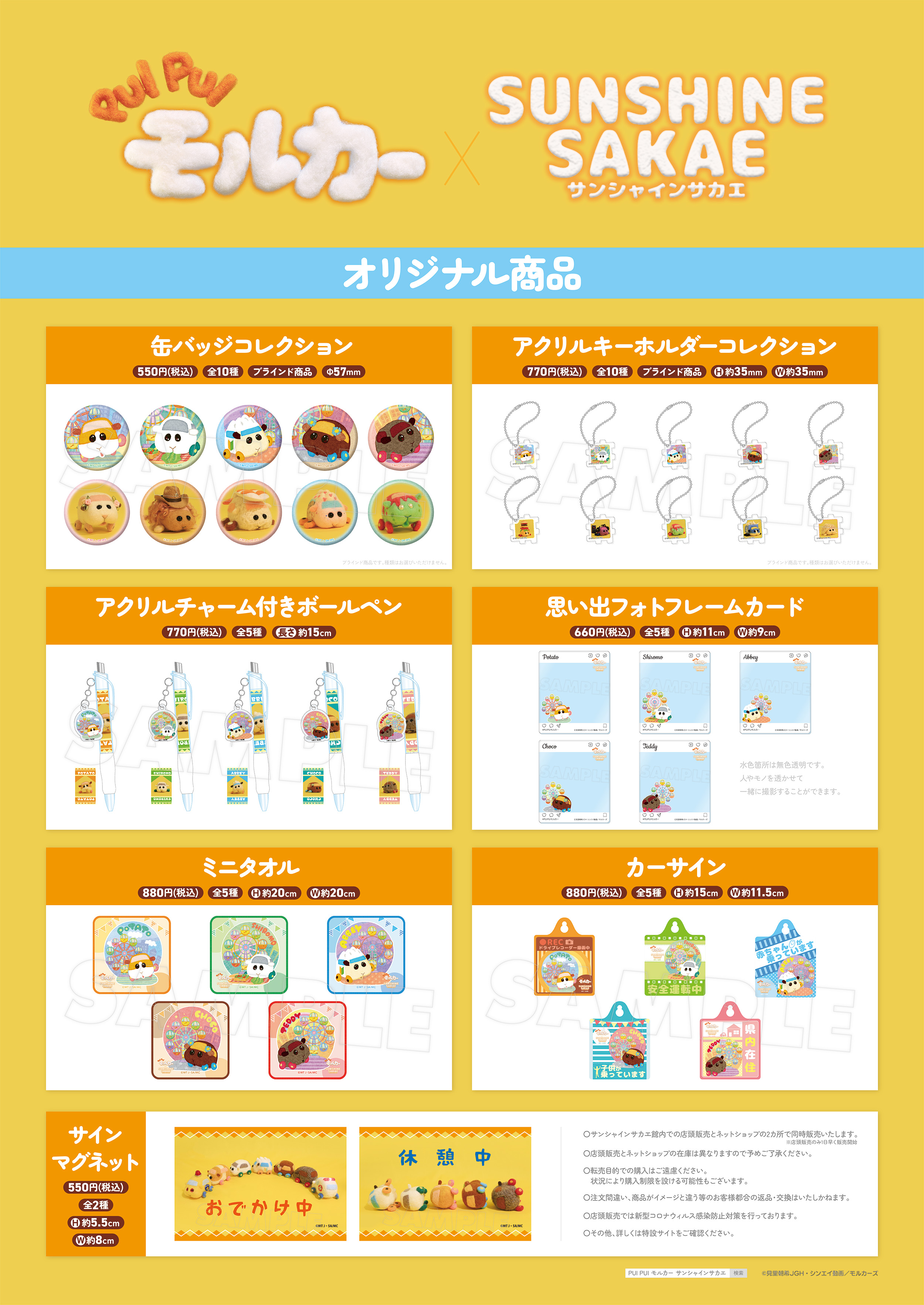 PUI PUI モルカー × SUNSHINE SAKAE