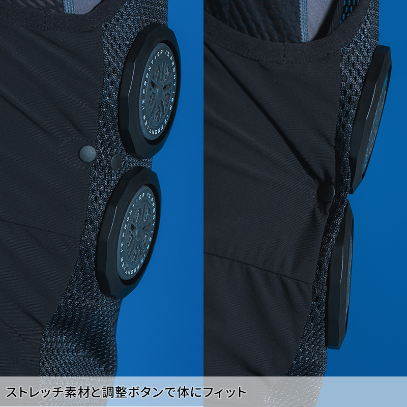 作業服の通販 冷却ペルチェ4個タイプ インナーベスト&デバイス