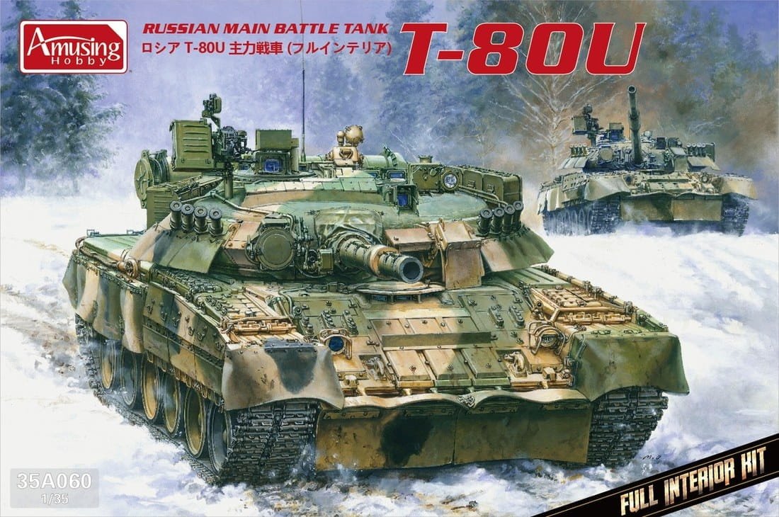 T-80U Russian Main Battle Tank Amusing Hobby 35A060