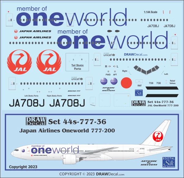 Boeing 777-200 - Japan Airlines 