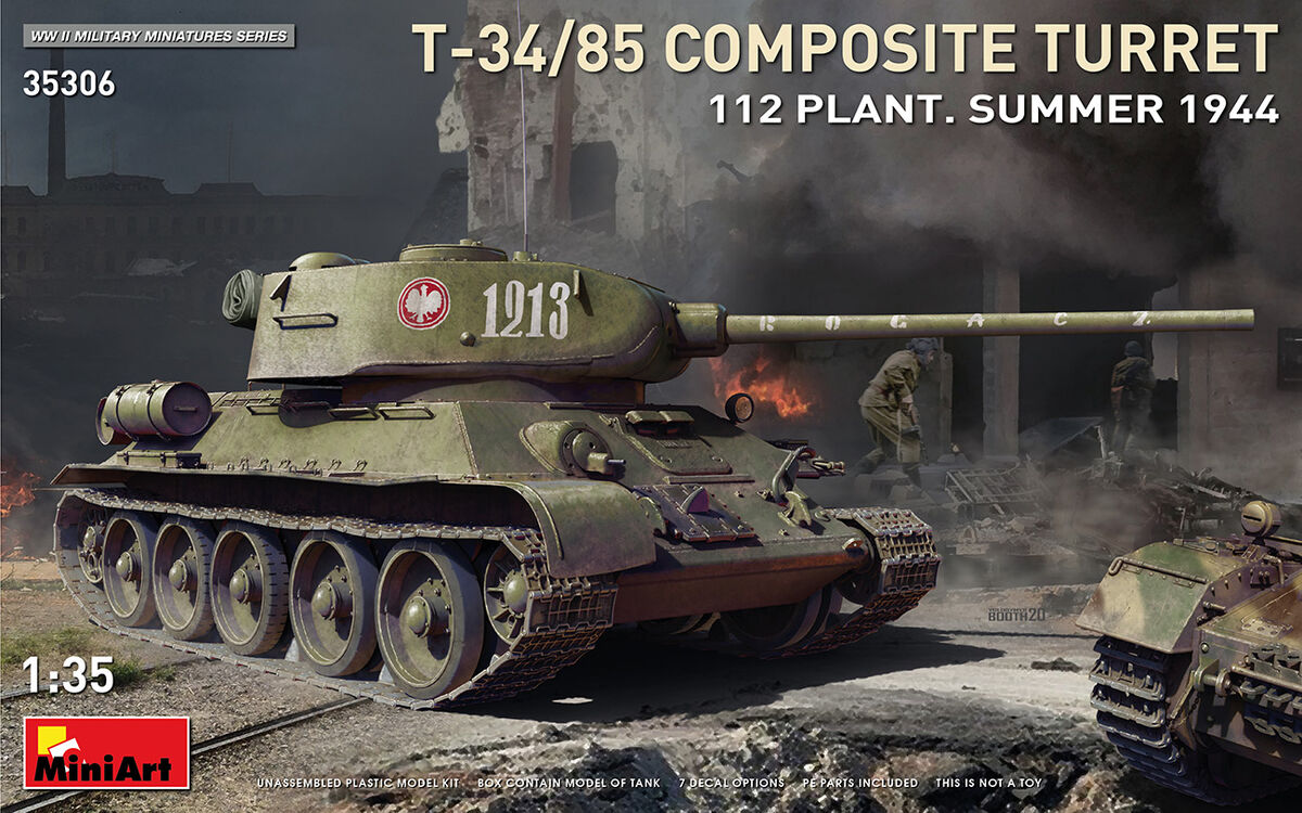 T-34/85 Composite Turret. 112 Plant.Summer 1944 MiniArt 35306