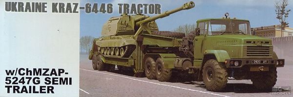 Ukraine Kraz-6446 Tractor Takom 2019