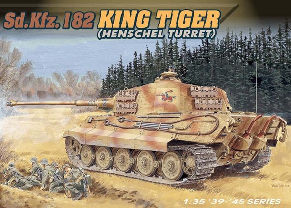 Sd.Kfz. 182 King Tiger (Henschel Turret) Dragon 6208