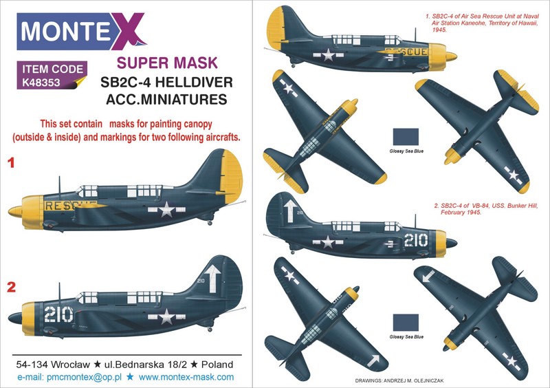 SB2C-4 Helldiver ACC.M Montex K48353