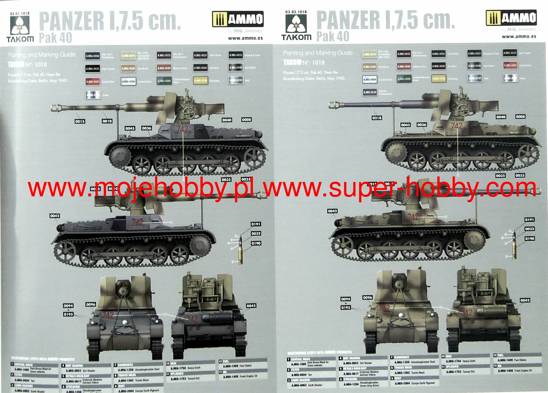 Panzerjager IB mit 7.5cm StuK 40 L/48 Takom 1018