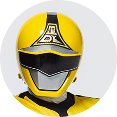 ダイナマン　特撮ヒーロー　帽子　デッドストック バッジ付き　黄色昭和レトロ 帽子】地球戦隊ファイブマン 子供用 バッチ付き 黄色 / 会津 山内屋商店