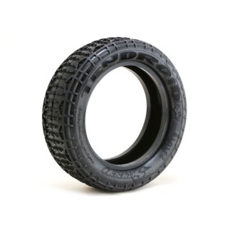 テンドロイド 2WDフロントタイヤ シルバー(ウルトラソフト) 1/10バギー