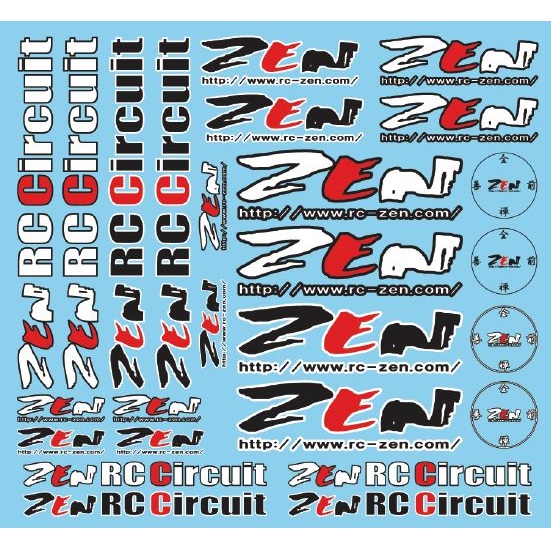 ZENステッカー2022 [Z5904] - スーパーラジコン