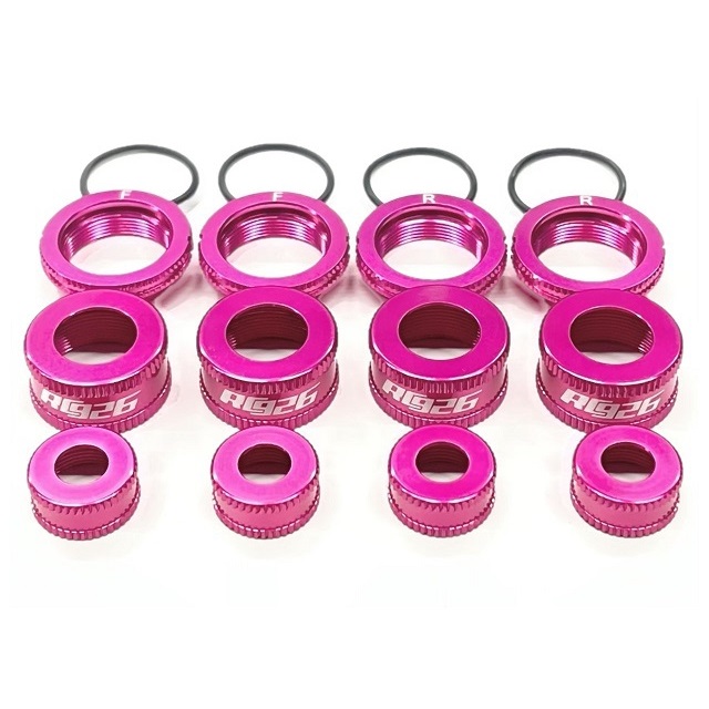 TRFダンパー用ダンパーカラーチェンジキット(ピンク) [KN-TO02PI-A