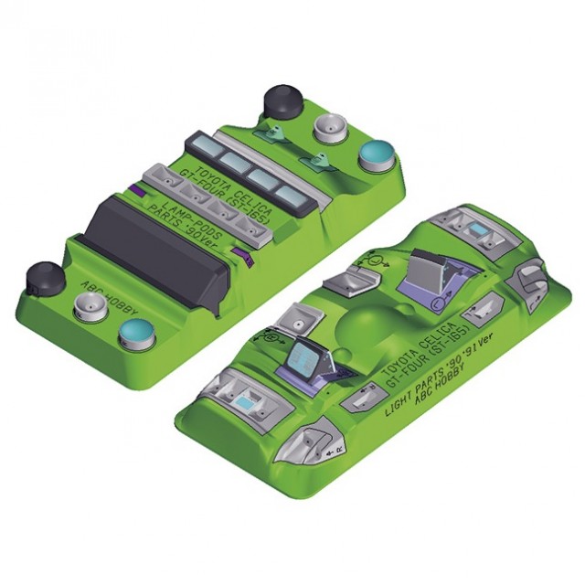 RCボディ ビルド シリーズ ナイトステージ 008 電飾付 ST165 セリカ用