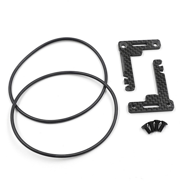 グラファイトショートバッテリーホルダー TT02用 [TATT-086BK