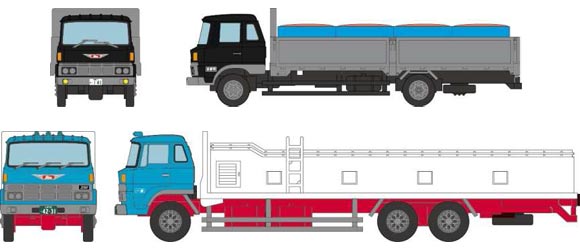 ザ・トラックコレクション 魚運搬トラックセットA [287889] - スーパー