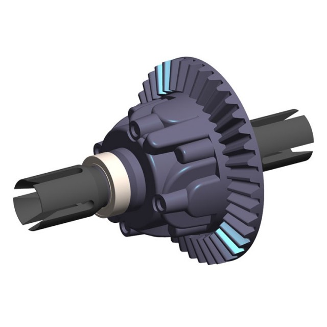 XV-02/TT-02 オイル封入式ギヤデフ(39T) ユニット [OP-2049