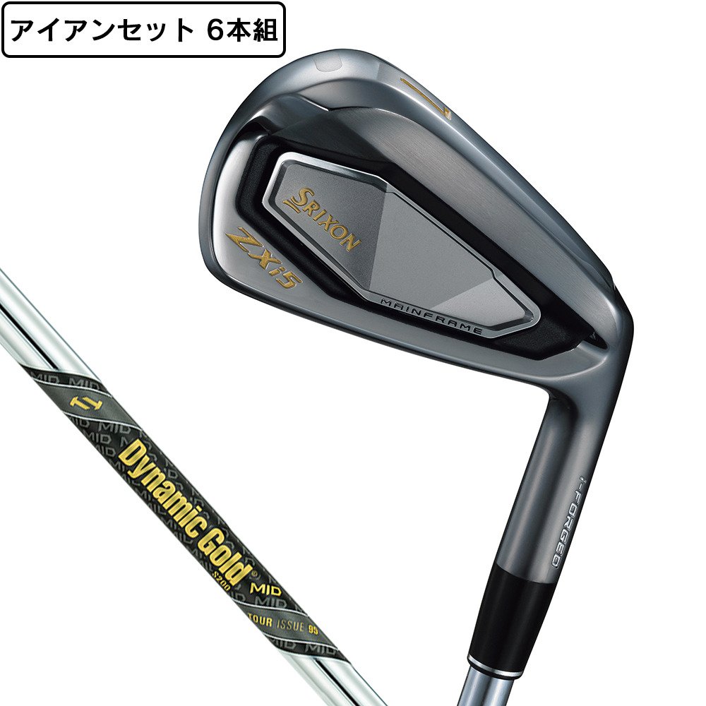 スリクソン（SRIXON）（メンズ）ZXi5 ブラック アイアンセット 6本(5I