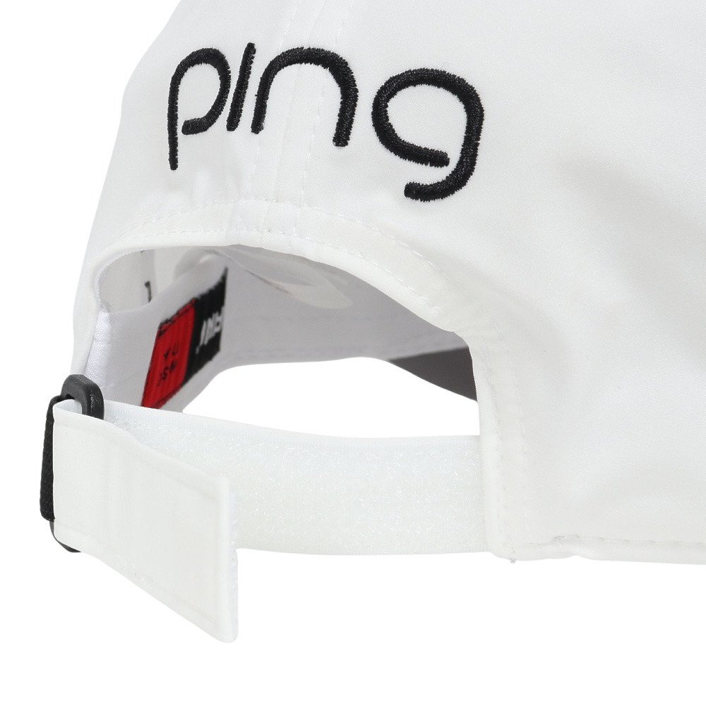 ピン（PING）（レディース）ゴルフ 撥水 ツアーキャップ HW-L2501 WH 38218