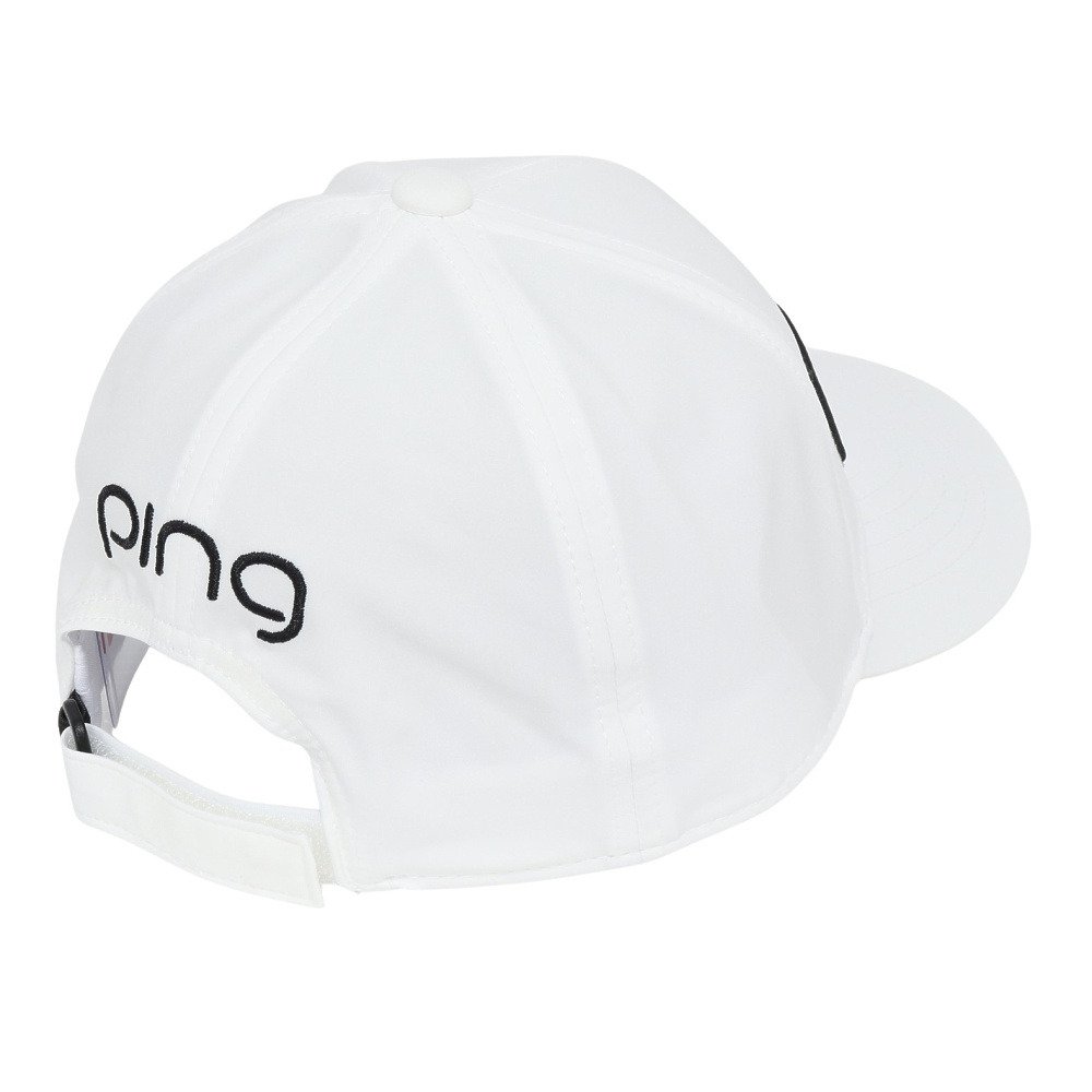 ピン（PING）（レディース）ゴルフ 撥水 ツアーキャップ HW-L2501 WH 38218