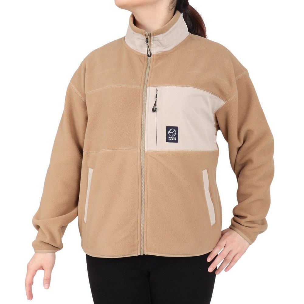 ホールアース（Whole Earth）（レディース）ジップアップ フリース