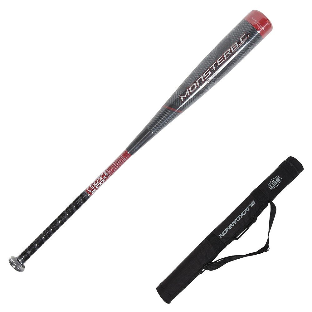 ゼット（ZETT）（メンズ）軟式用バット 野球 一般 モンスター ブラック