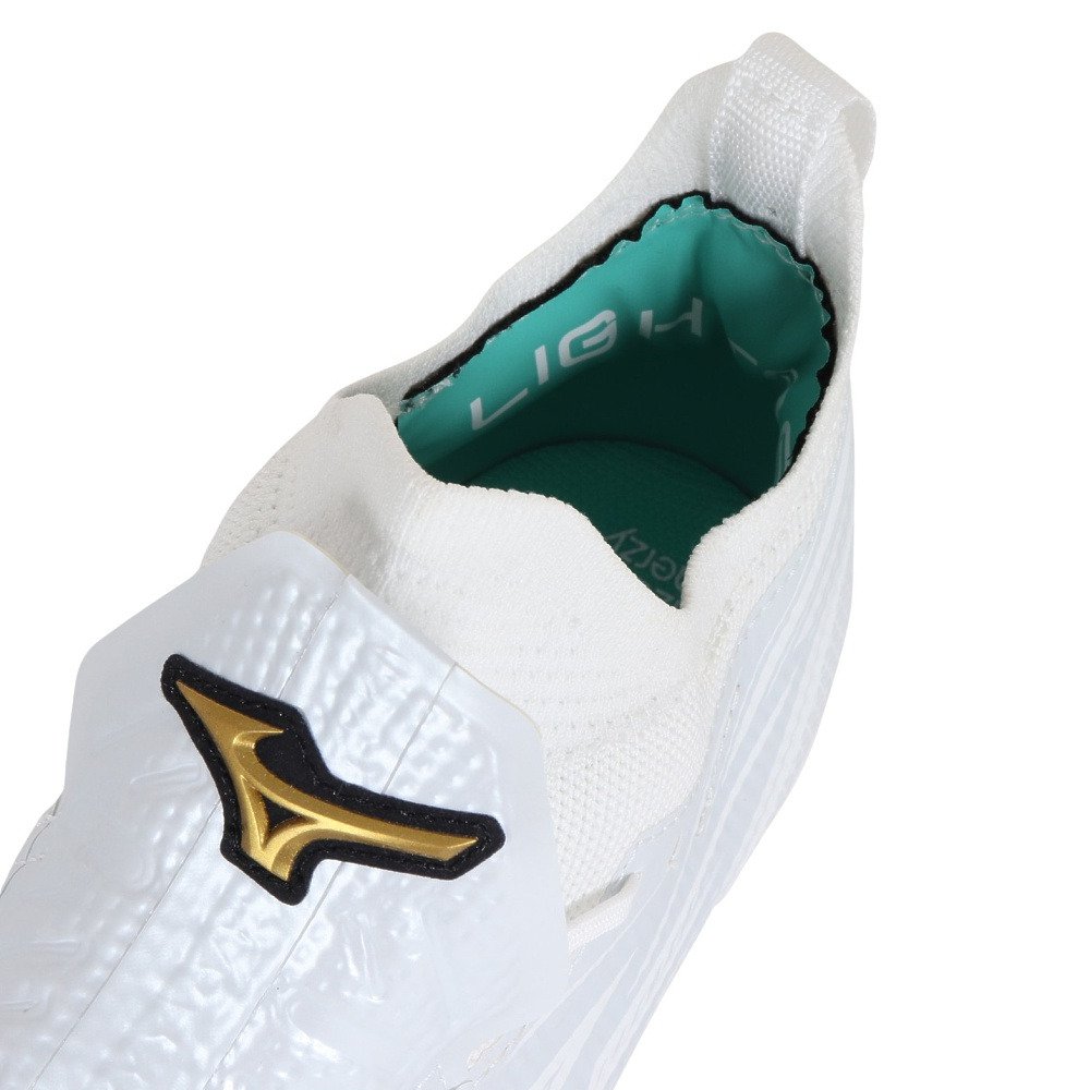 ミズノ（MIZUNO）（メンズ）野球スパイク ミズノプロ 金具 白 ライト