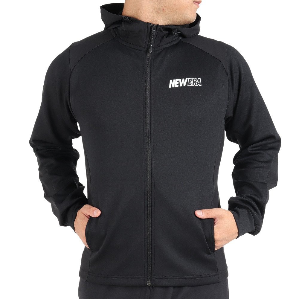 ニューエラ（NEW ERA）（メンズ）ジャージ 上 吸汗速乾 ブラック