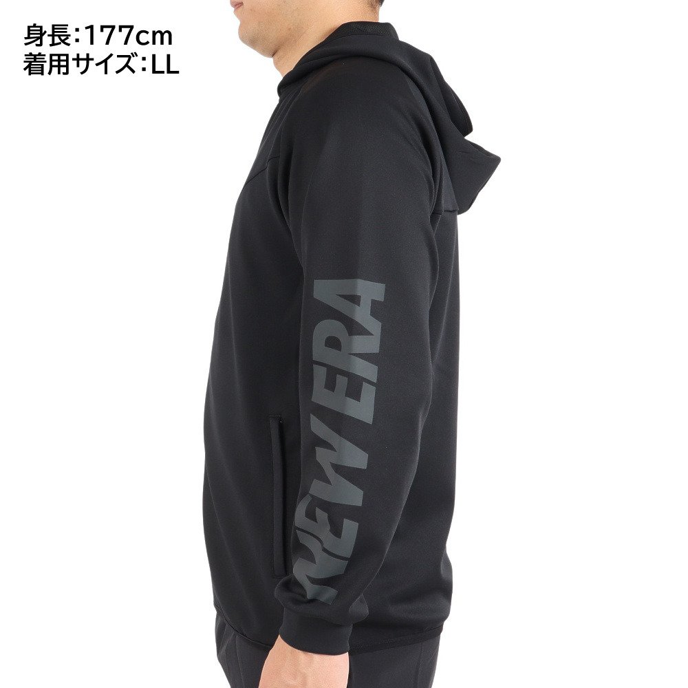 ニューエラ（NEW ERA）（メンズ）ジャージ 上 吸汗速乾 ブラック 黒