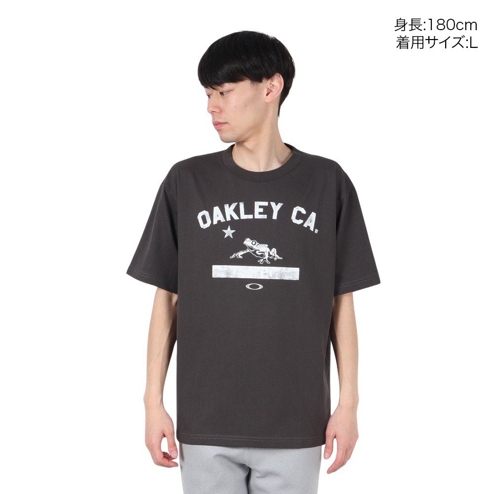 オークリー（OAKLEY）（メンズ）ESSEN 半袖 Tシャツ FROG FOA407834-22H