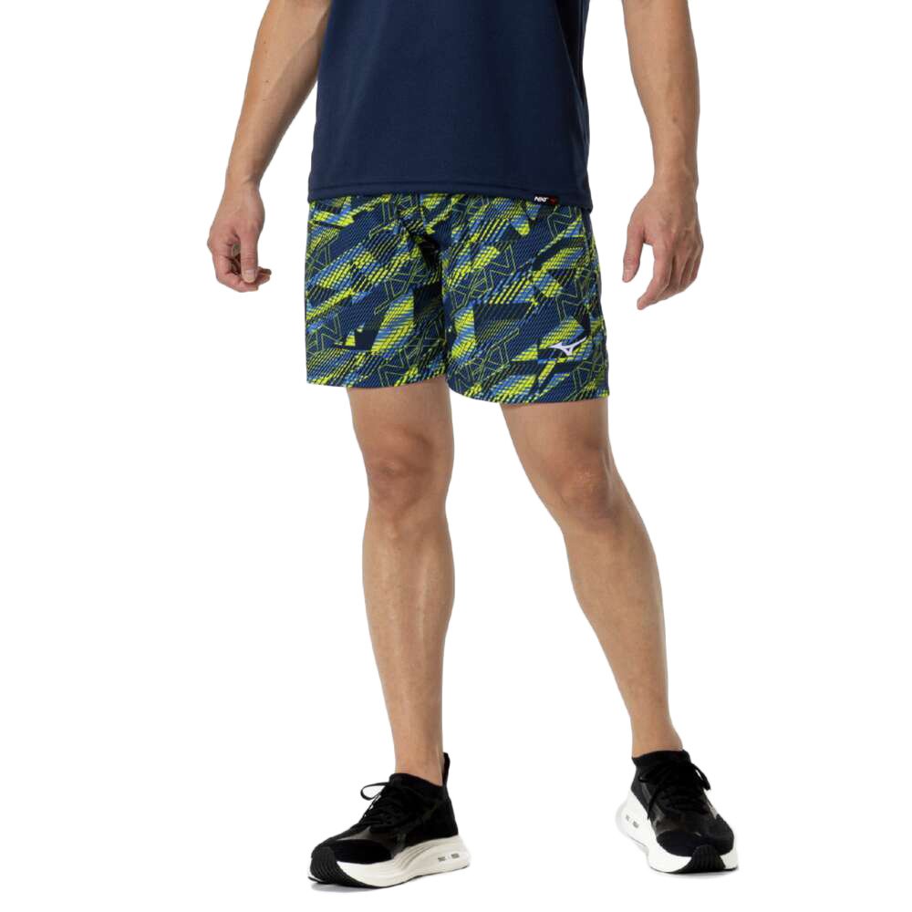 ミズノ（MIZUNO）（メンズ）N－XT 総柄ハーフパンツ 32JDC24014