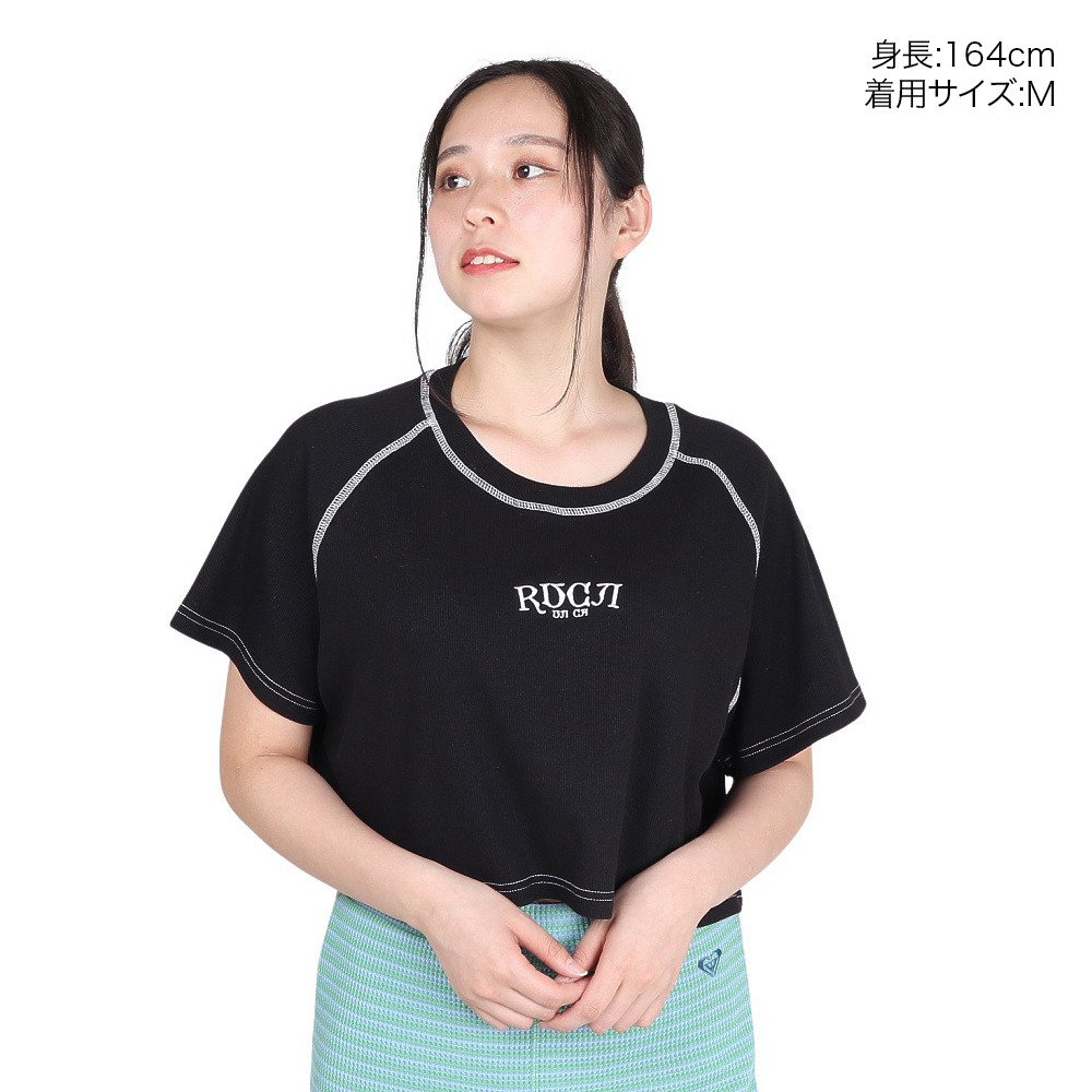 ルーカ（RVCA）（レディース）カラーステッチ 半袖Tシャツ BE043216