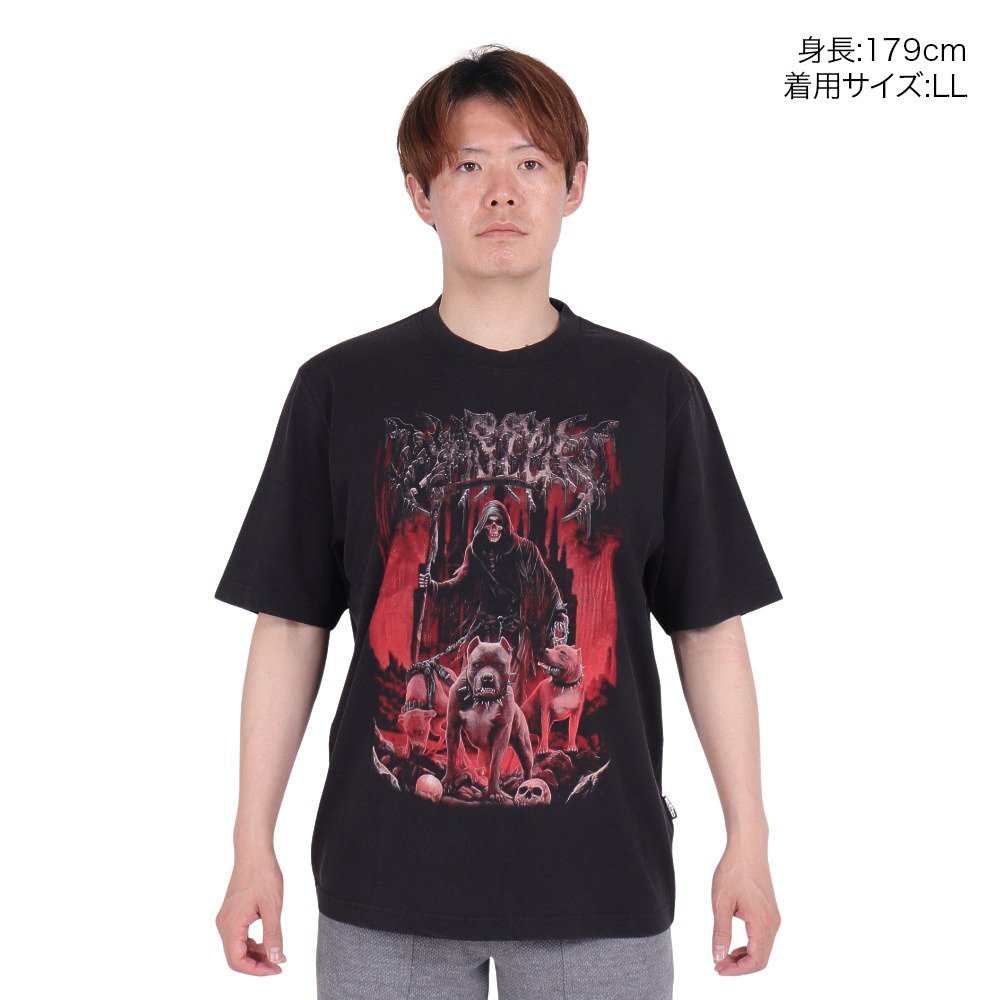 WASTED PARIS（WASTED PARIS）（メンズ）半袖Tシャツ HELL GATE 2411