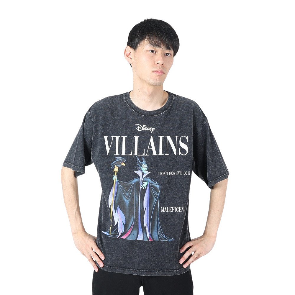 DISNEY（DISNEY）（メンズ）ヴィランマガジン 半袖Tシャツ 4515047-81 B