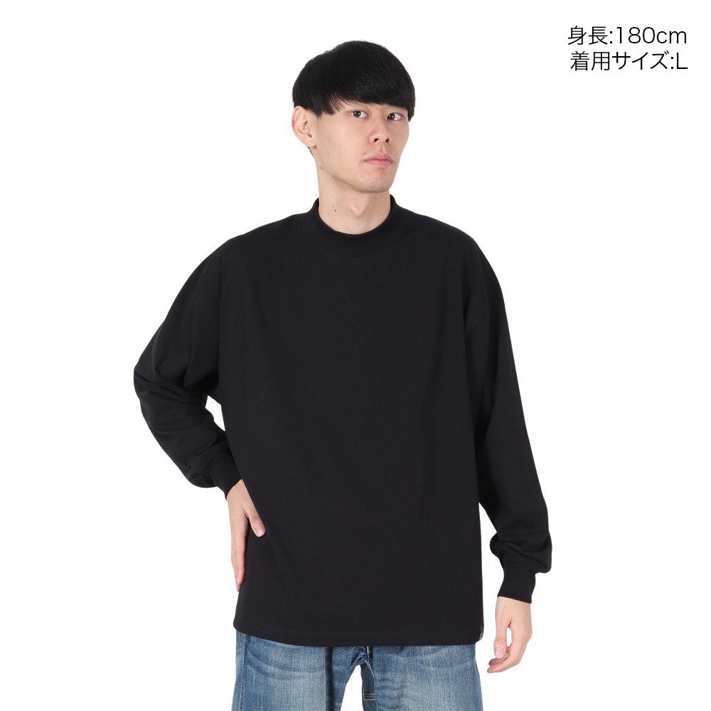 ヤックパック（YAK PAK）（メンズ）モックネック ロングTシャツ