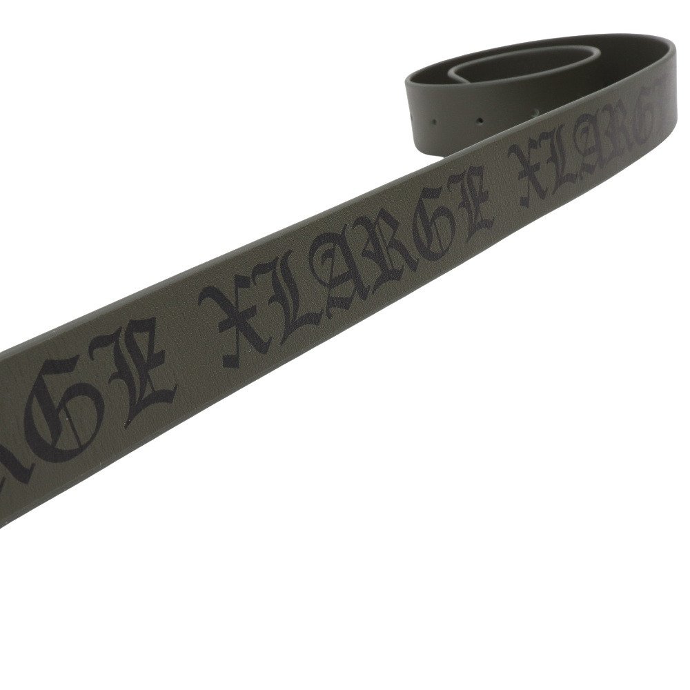 エクストララージ（XLARGE）（メンズ）LEATHER ベルト 101242054008-OLIVE