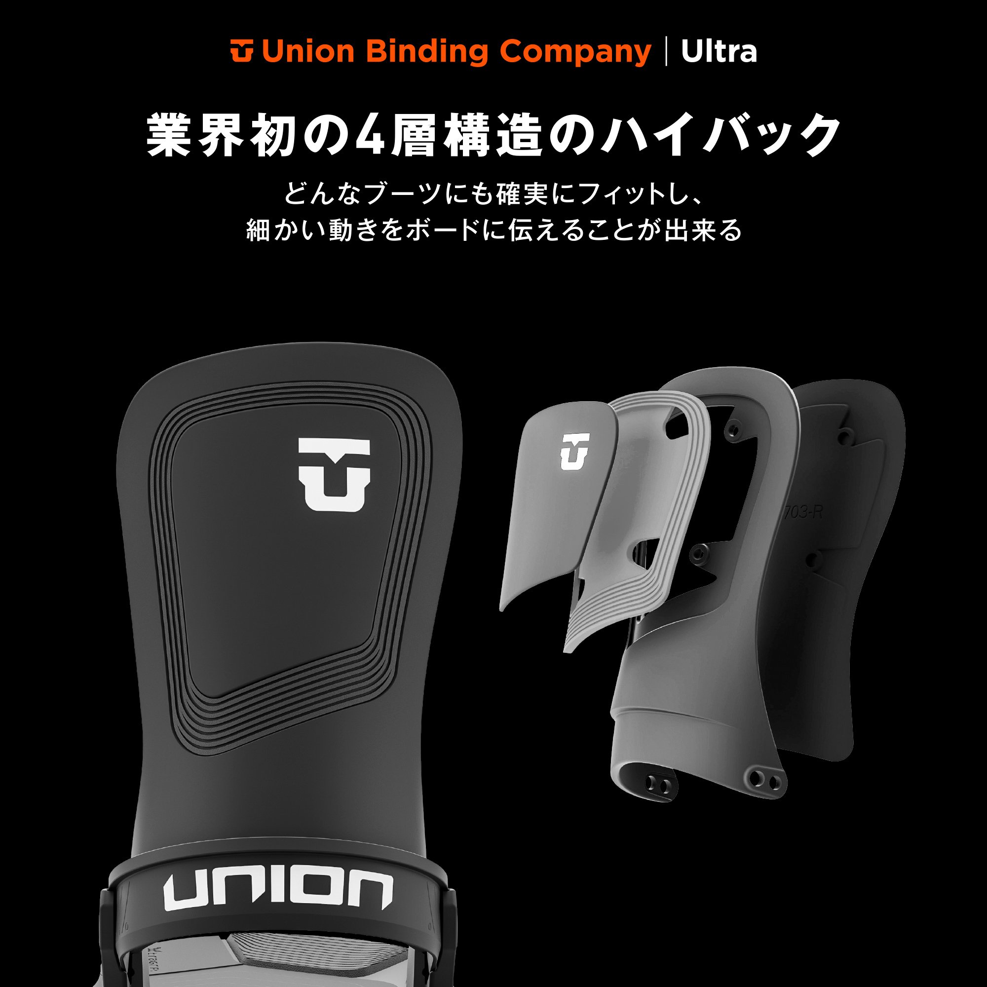 ユニオン（UNION）（メンズ）スノーボード ビンディング 25 ULTRA MEN