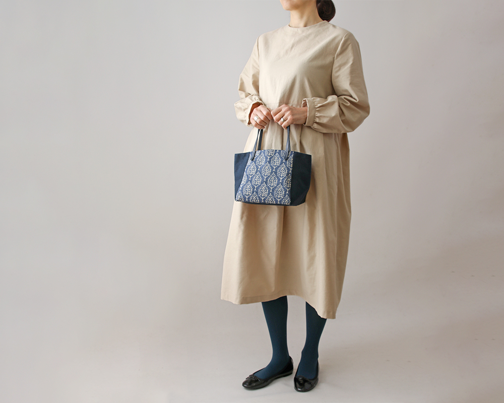 寸法図【NO.3155】スクエア底のミニトートバッグ [M便 0/1]の通販