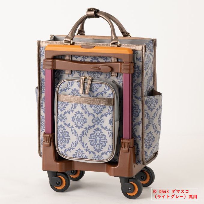 D-543 ダマスコ (M18) ブラック <4輪ストッパー付> 【アウトレット】