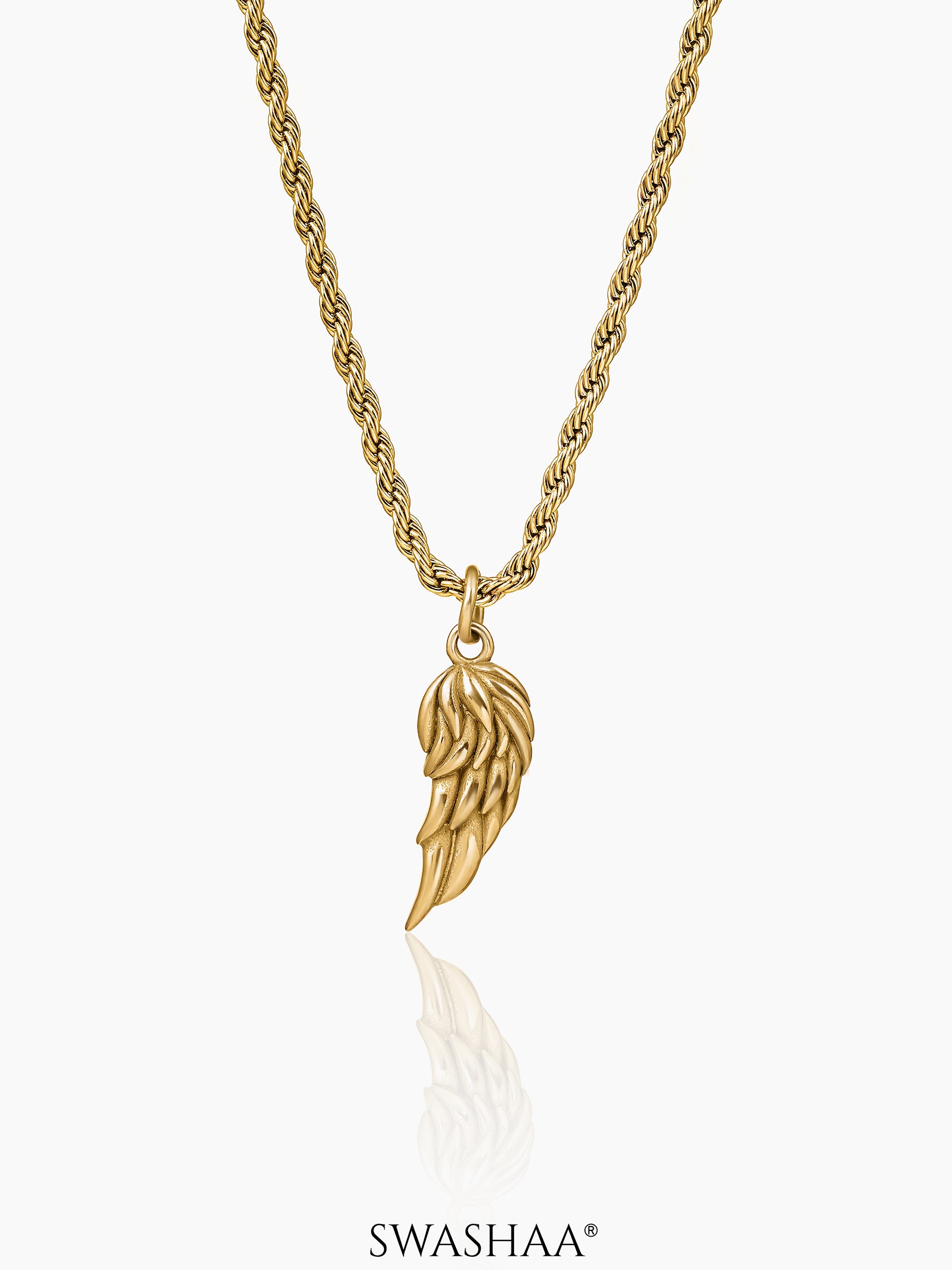 Buy Ziven Wing Men's Chain Pendant Online | Swashaa