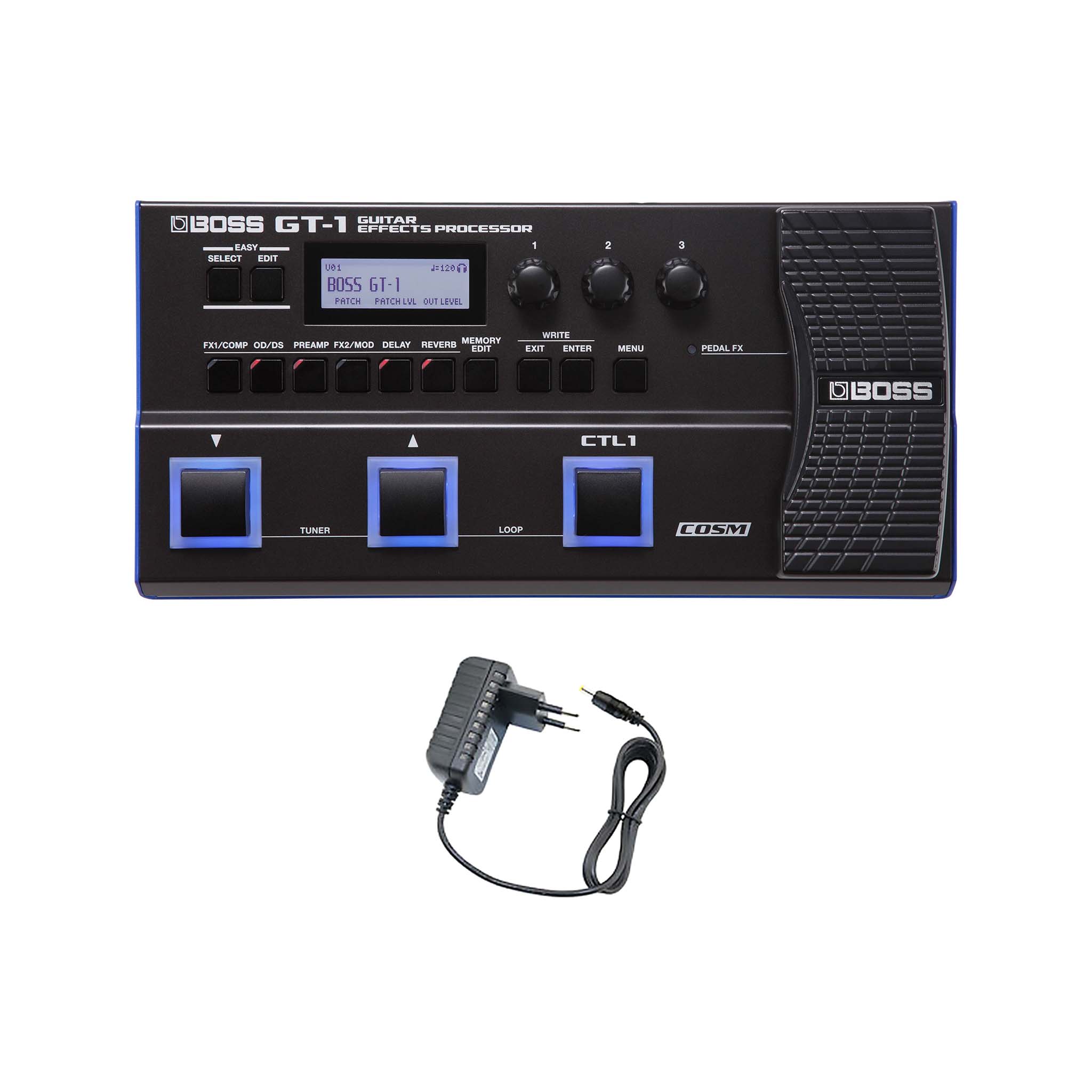 BOSS GT-1 Guitar Multi-Effects Pedal with Adaptor – Swee Lee Malaysia
