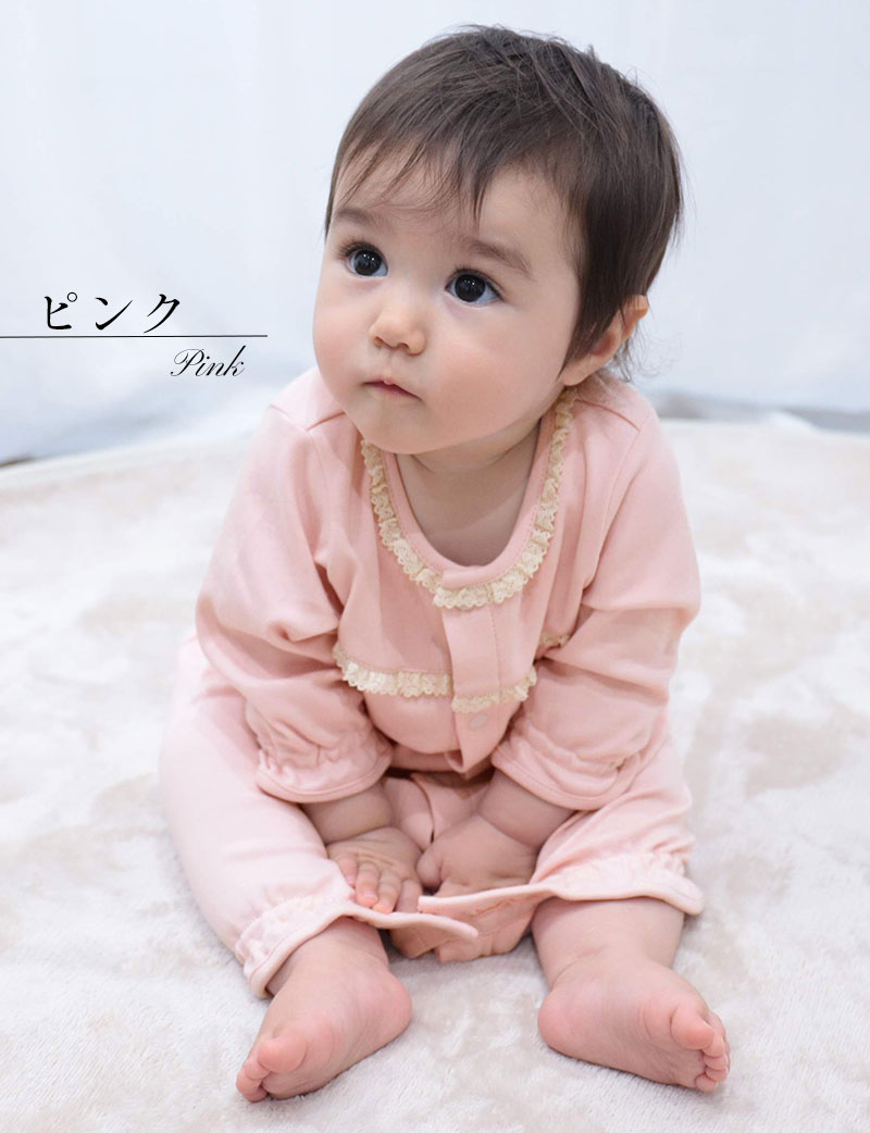 オーガニックコットン100％ 2WAYカバーオール＆ミトン 2点SET