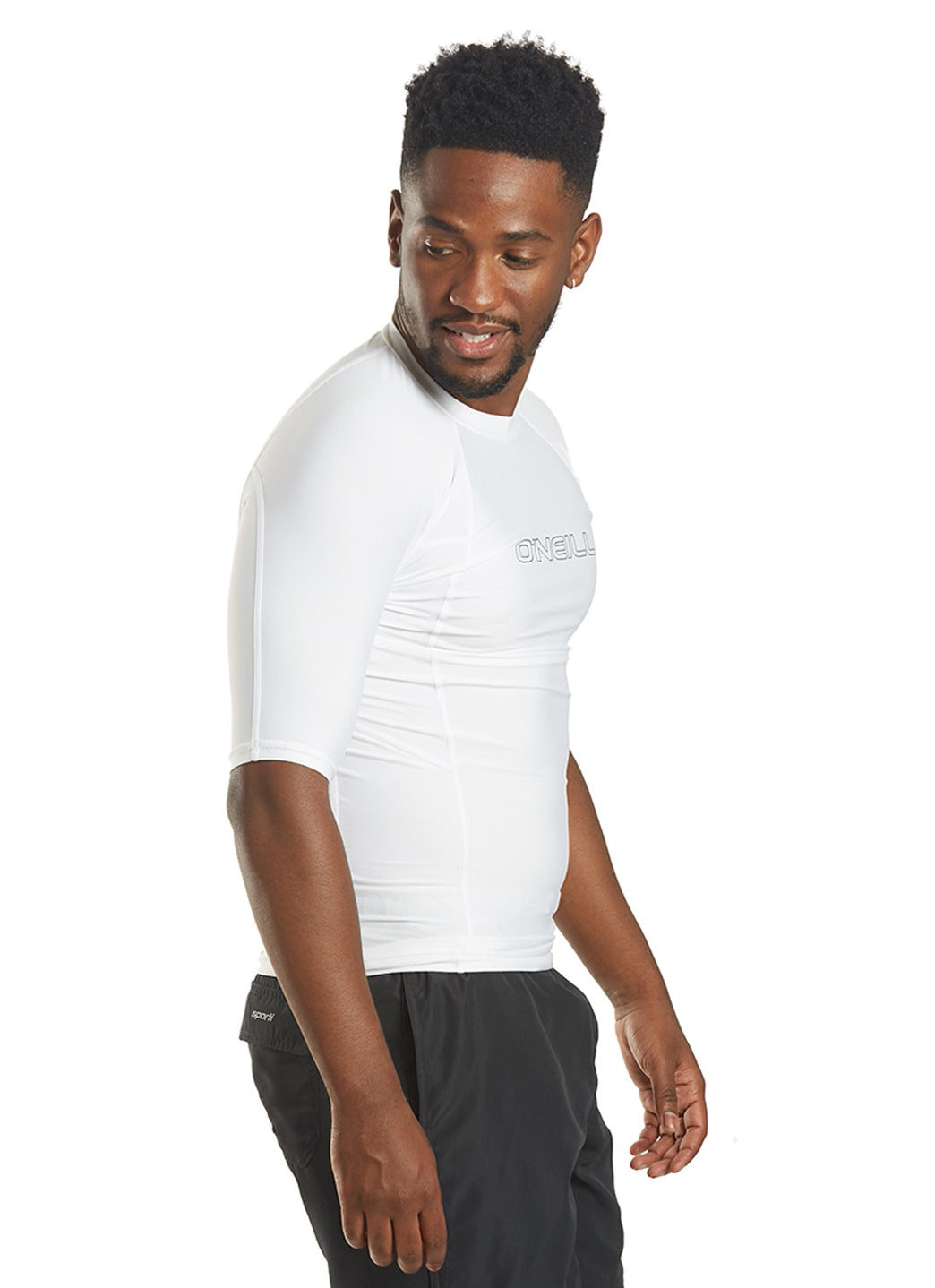 O'Neill Men's Basic Skins Short Sleeve Crew Rashguard at