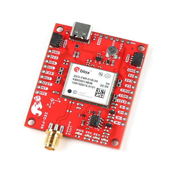 Qwiic - ZED-F9R搭載 GPS-RTK モジュール（SMA） — スイッチサイエンス