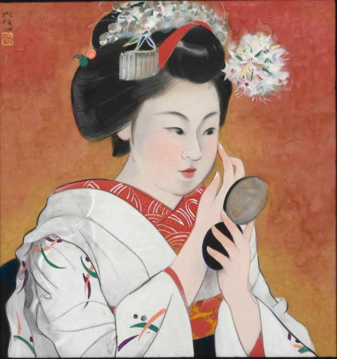梶原 緋佐子「舞妓」の販売 | 美術品販売｜東京銀座ぎゃらりい秋華洞