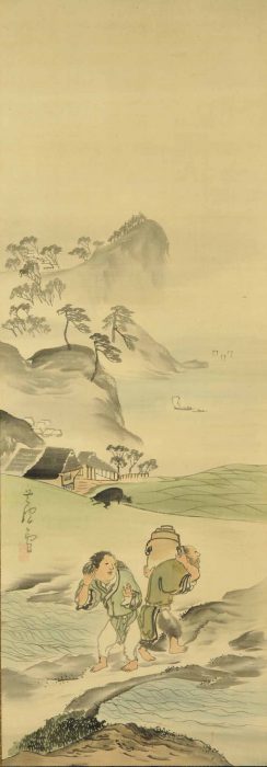 長沢芦雪「海辺山水図」の販売 | 美術品販売｜東京銀座ぎゃらりい秋華洞