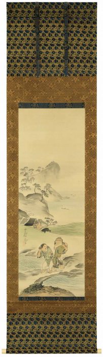 長沢芦雪「海辺山水図」の販売 | 美術品販売｜東京銀座ぎゃらりい秋華洞