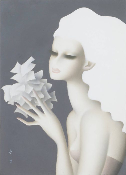 東郷 青児「婦人像」の販売 | 美術品販売｜東京銀座ぎゃらりい秋華洞