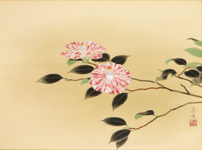 中村 岳陵 「椿」の販売 | 美術品販売｜東京銀座ぎゃらりい秋華洞