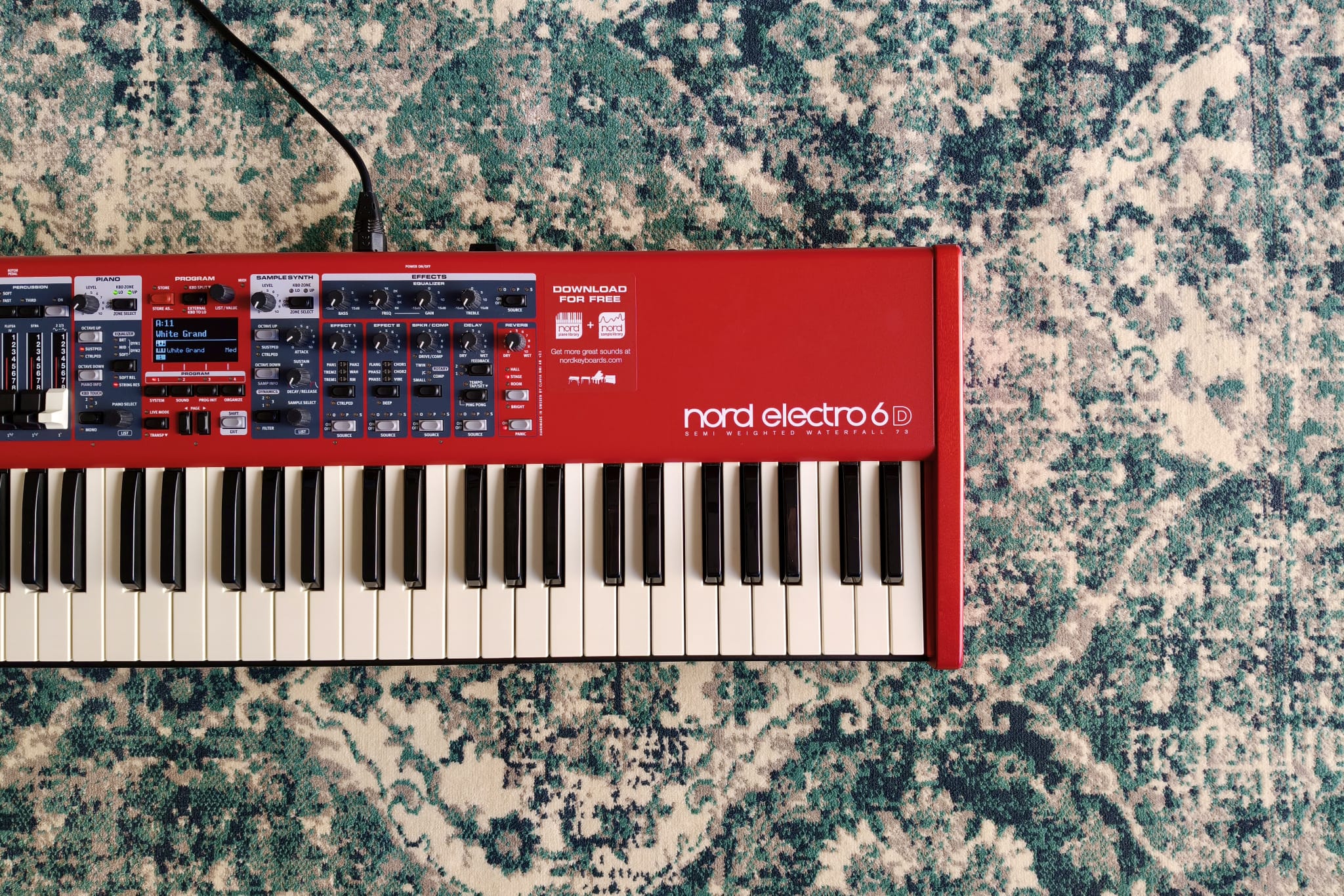 NORD ELECTRO 6D 73 KEYS + SYNTHCLOUD LIBRARIES + ORIGINAL BAG
