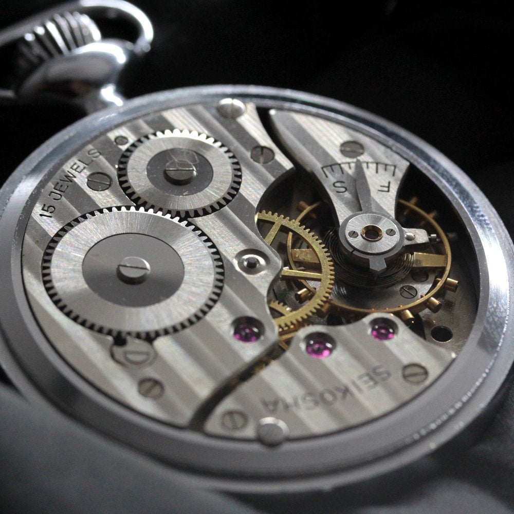 昭和の19セイコー鉄道時計/15石/ダイアフレックス/19seiko-1336 – 正美