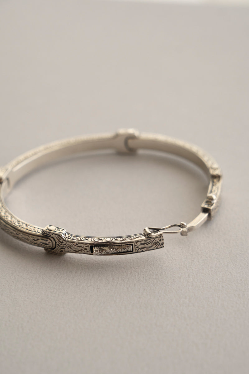 Gerochristo Classic Bracelet in Sterling Silver ジェロクリスト