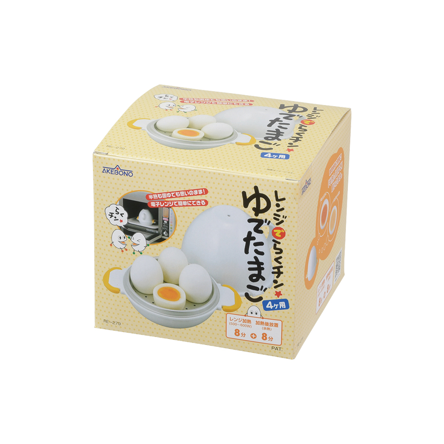 レンジでらくチン ゆでたまご4個用 C-9972